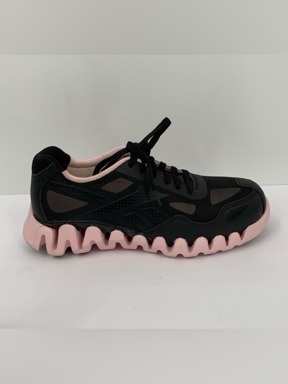 Reebok Zig Pulse work sneakers shoe black pink safety composite toe women 8.5W